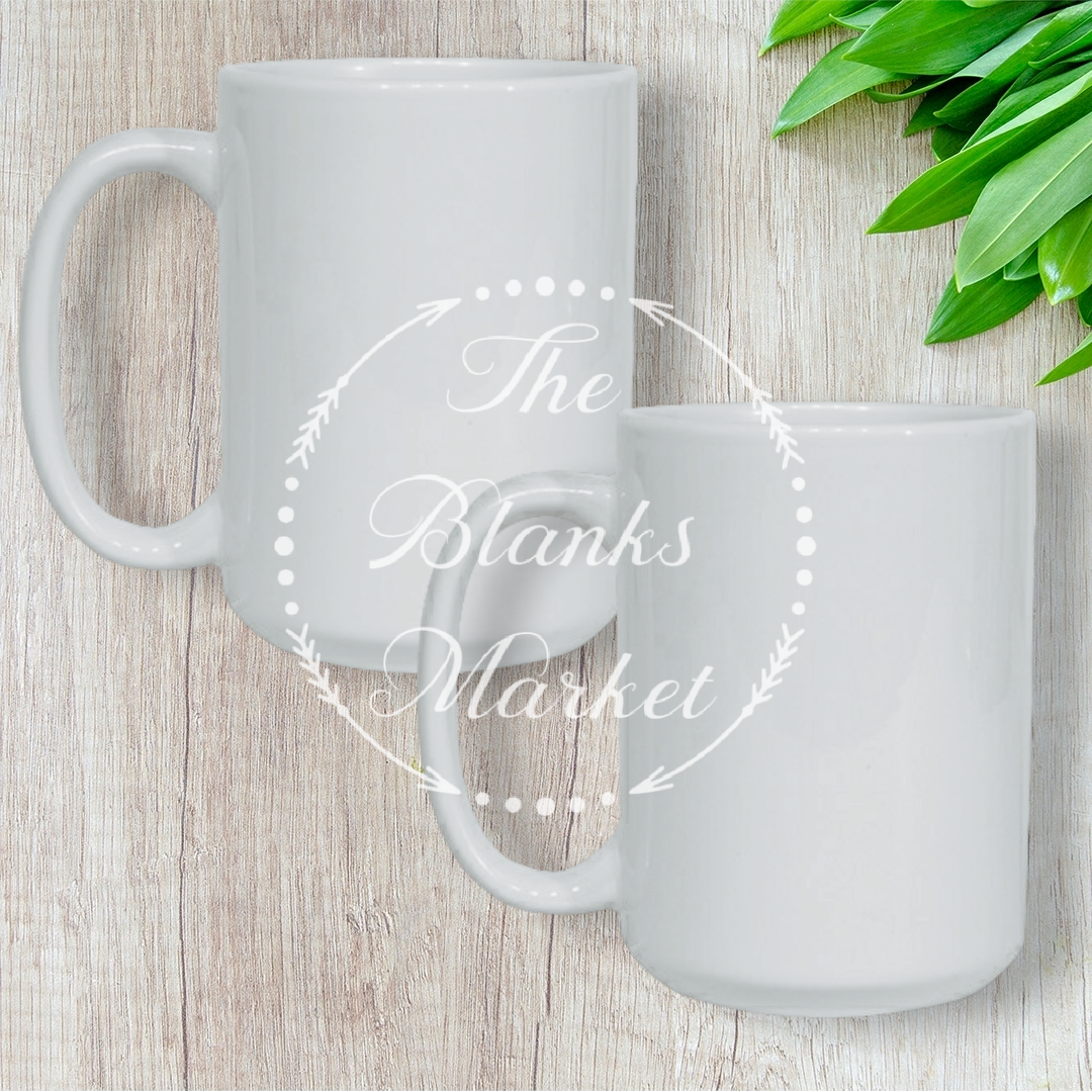 15oz White Sublimation Mug