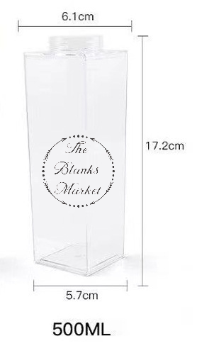 500ml plastic milk carton bottles