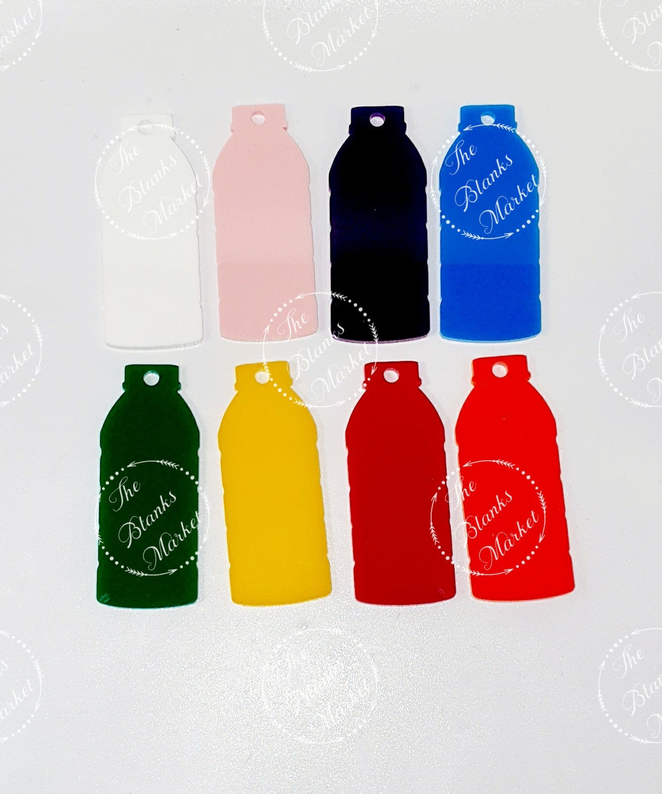 Acrylic bottle keyring blank
