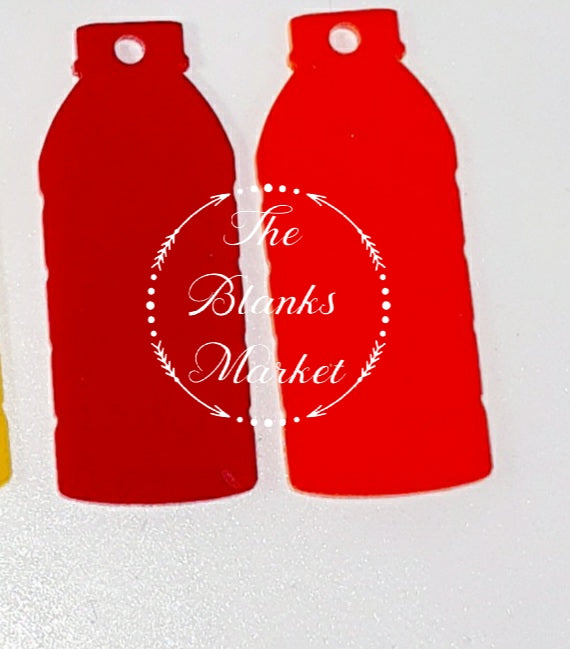Acrylic bottle keyring blank