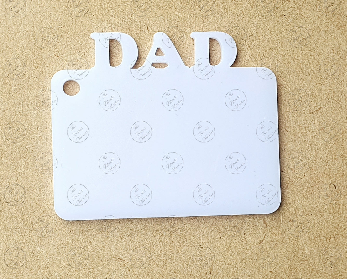 Acrylic word keyring