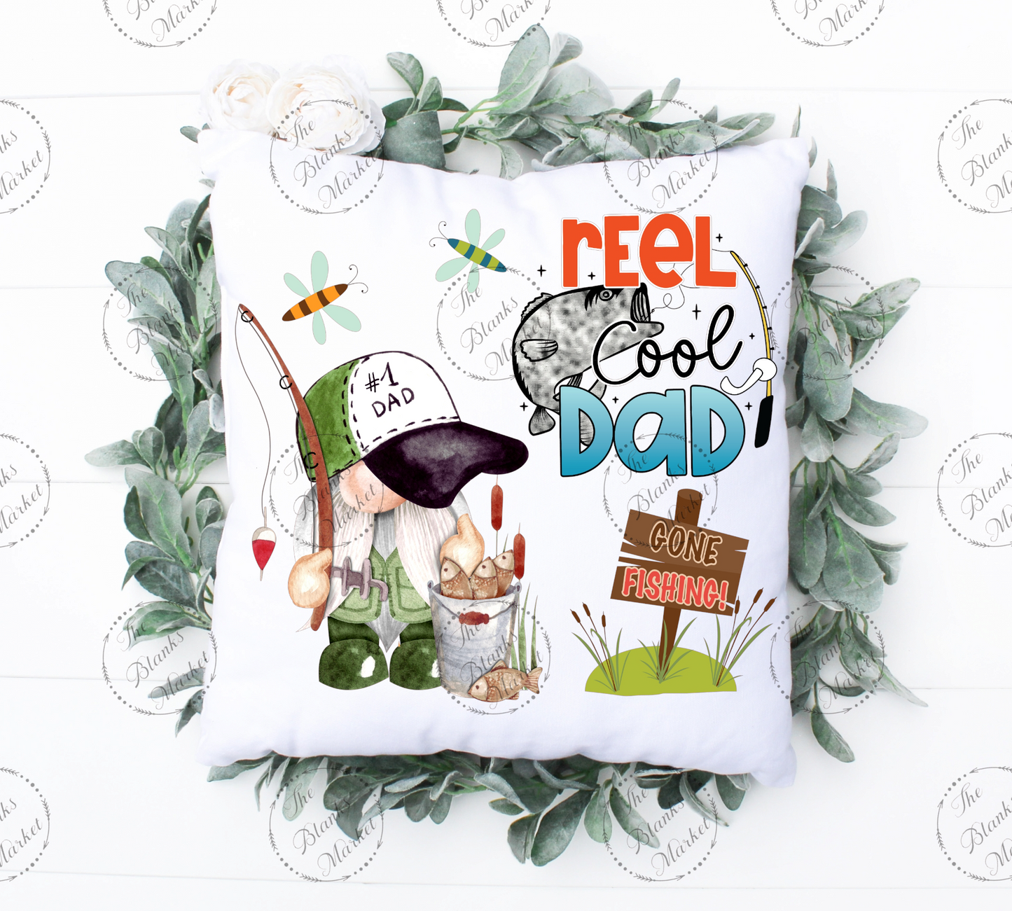 Gone fishing dad design