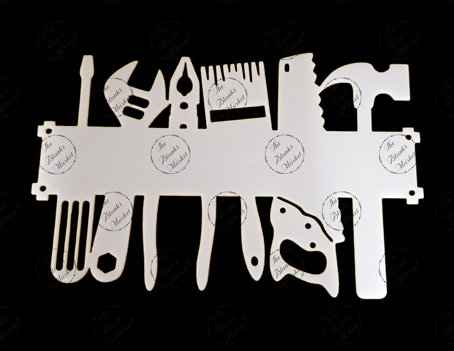 Acrylic tool sign