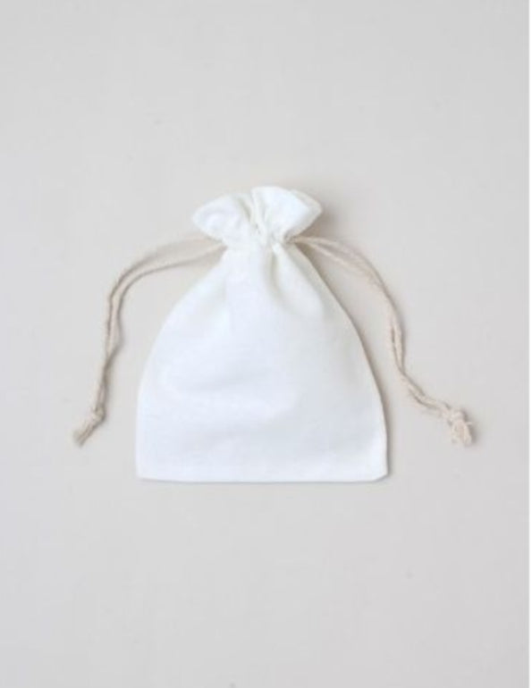 Cotton drawstring bag 13x10cm