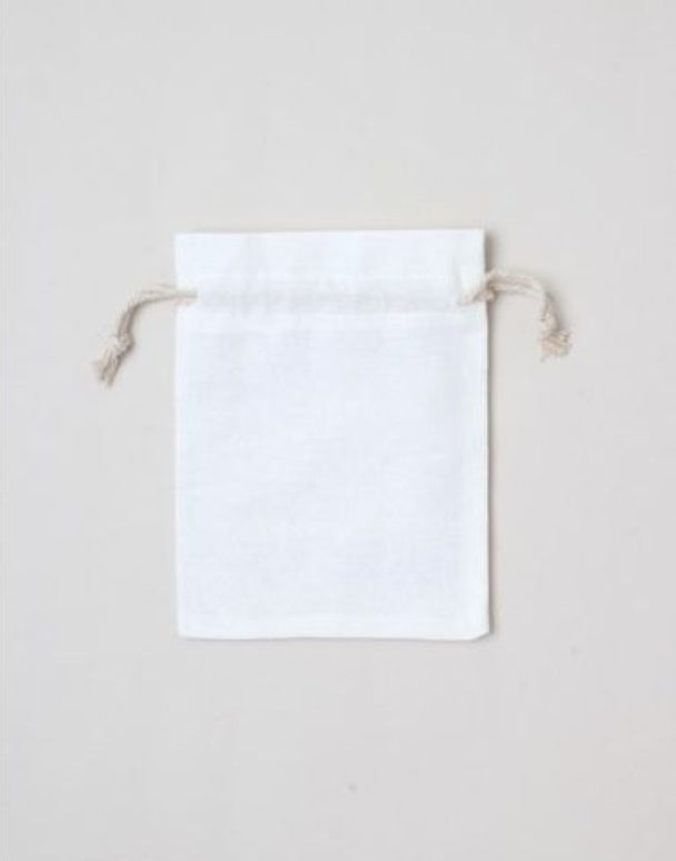 Cotton drawstring bag 13x10cm