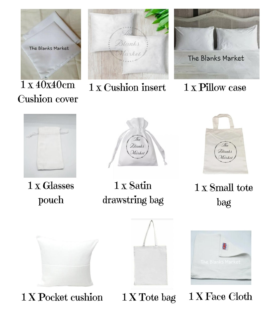 Sublimation sample pack 1