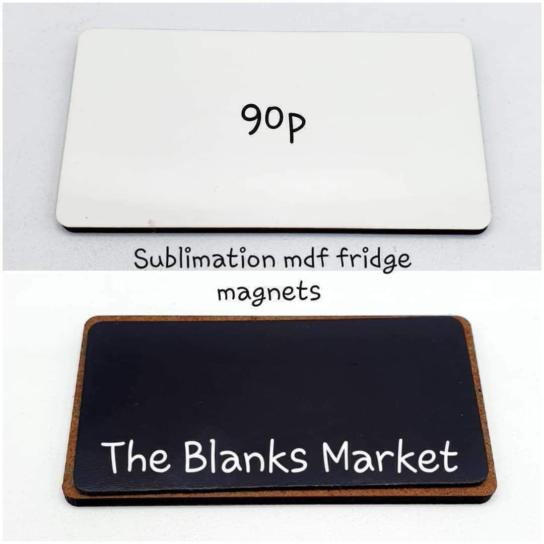 MDF Sublimation fridge magnet