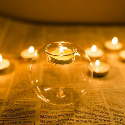 Glass tealight holder