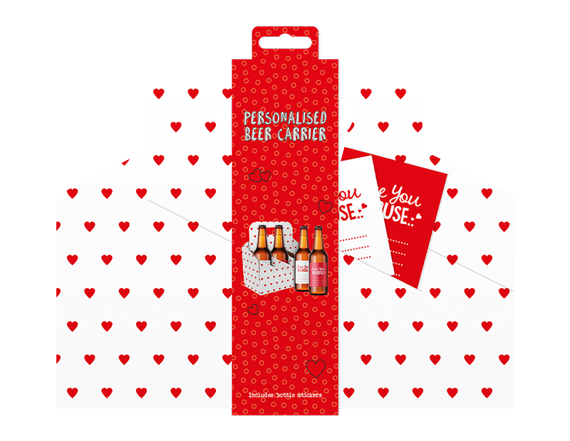 Valentine's Beer Carrier Box