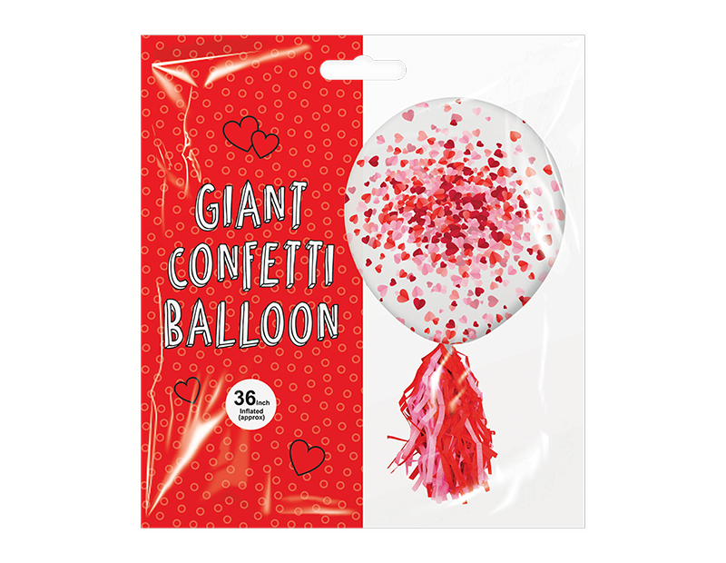 Giant confetti balloon