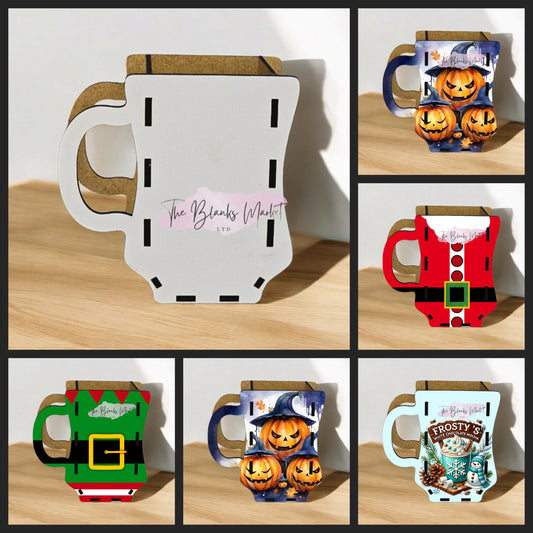 Cup gift box - white fronted