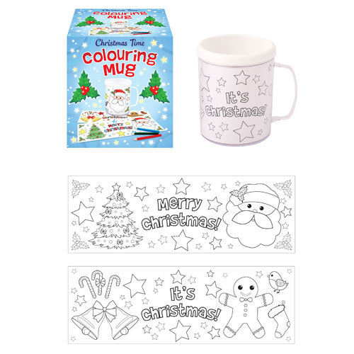 CHRISTMAS COLOURING MUG