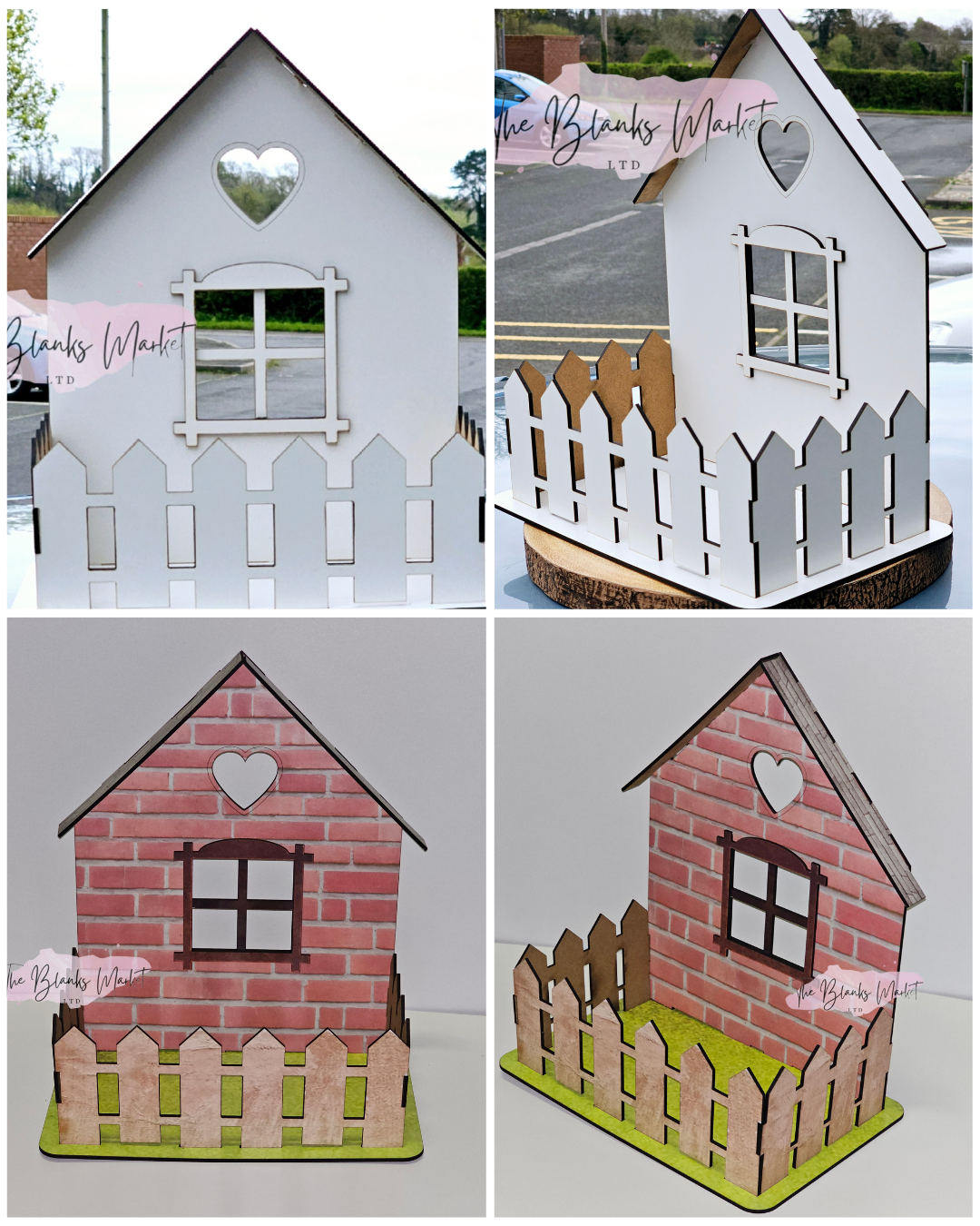 Flower box house basket