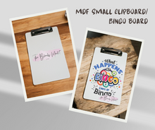 Load image into Gallery viewer, Small clipboard/bingo board
