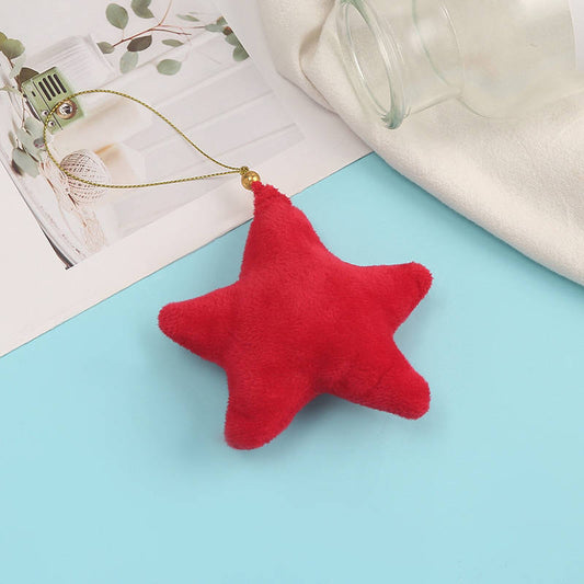 Velvet star Christmas Tree hanging decoration
