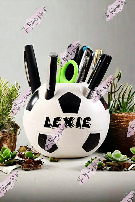 Football pencil pots