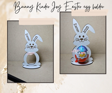 Load image into Gallery viewer, Easter bunny kinder joy egg holder
