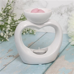 Ceramic Heart Oil Burner