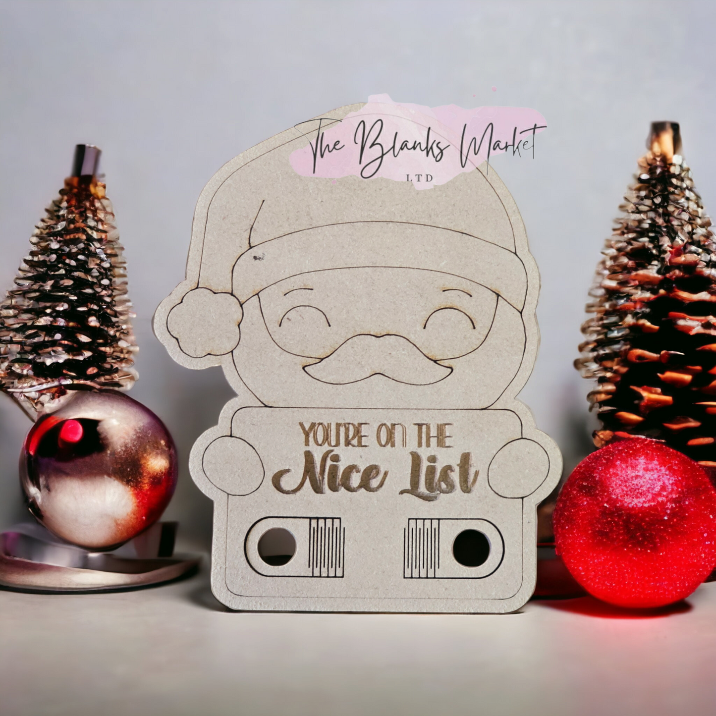 Santa christmas money holder
