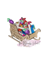 Load image into Gallery viewer, Engraved personalised wooden sleigh
