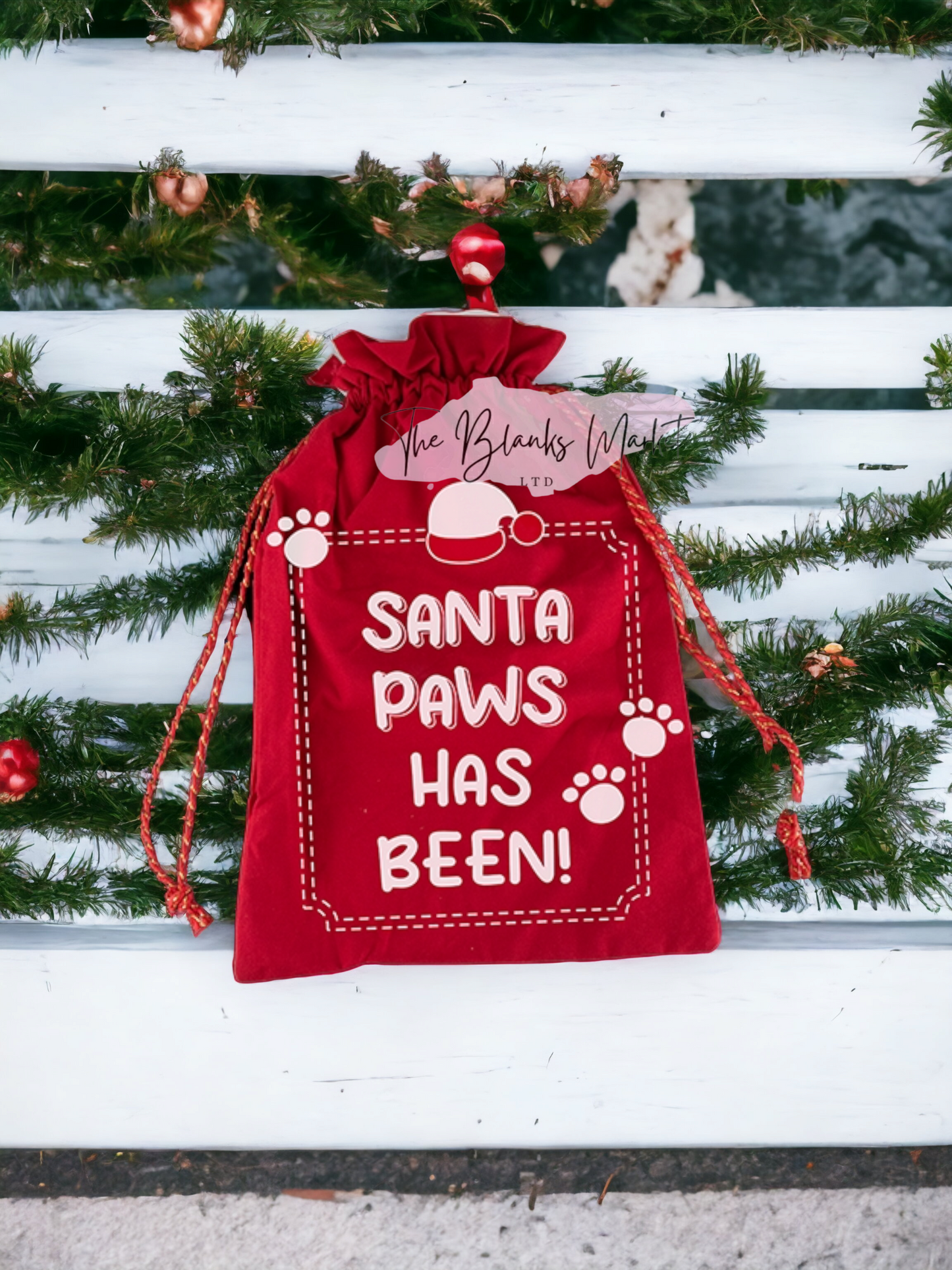 Christmas printed pet sack