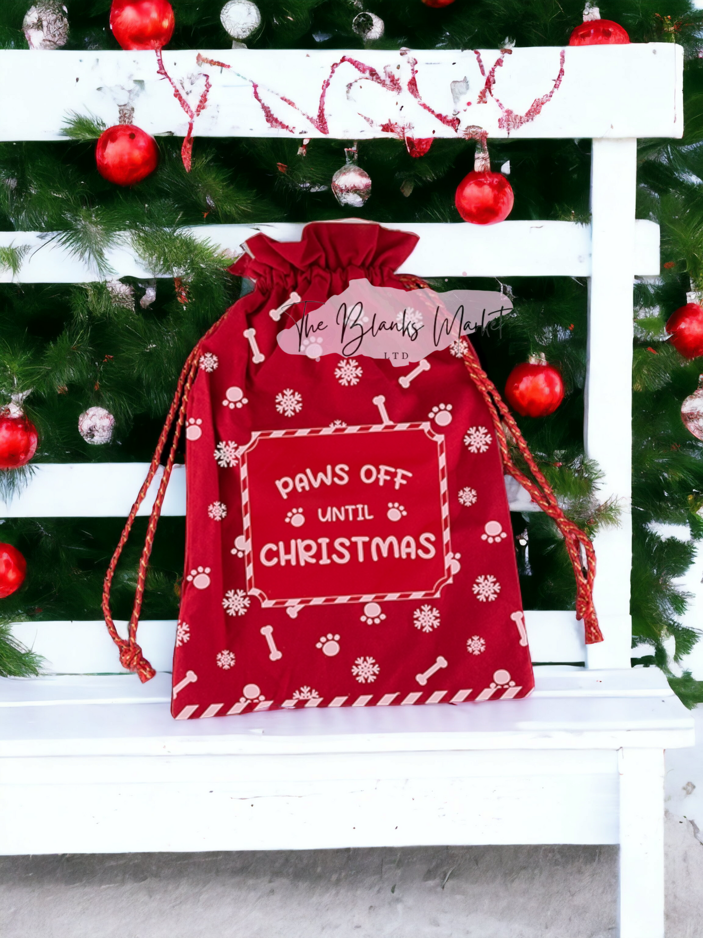 Christmas printed pet sack