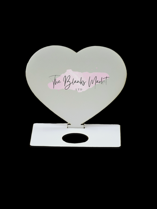 Mdf Heart Freestanding with tea light base