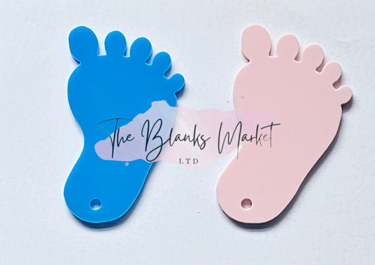Baby feet keychain