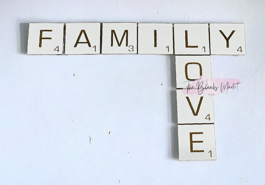 Letter tiles