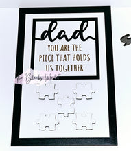 Load image into Gallery viewer, Dad puzzle plaque
