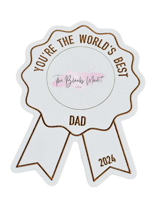 You're The World's Best Dad medal