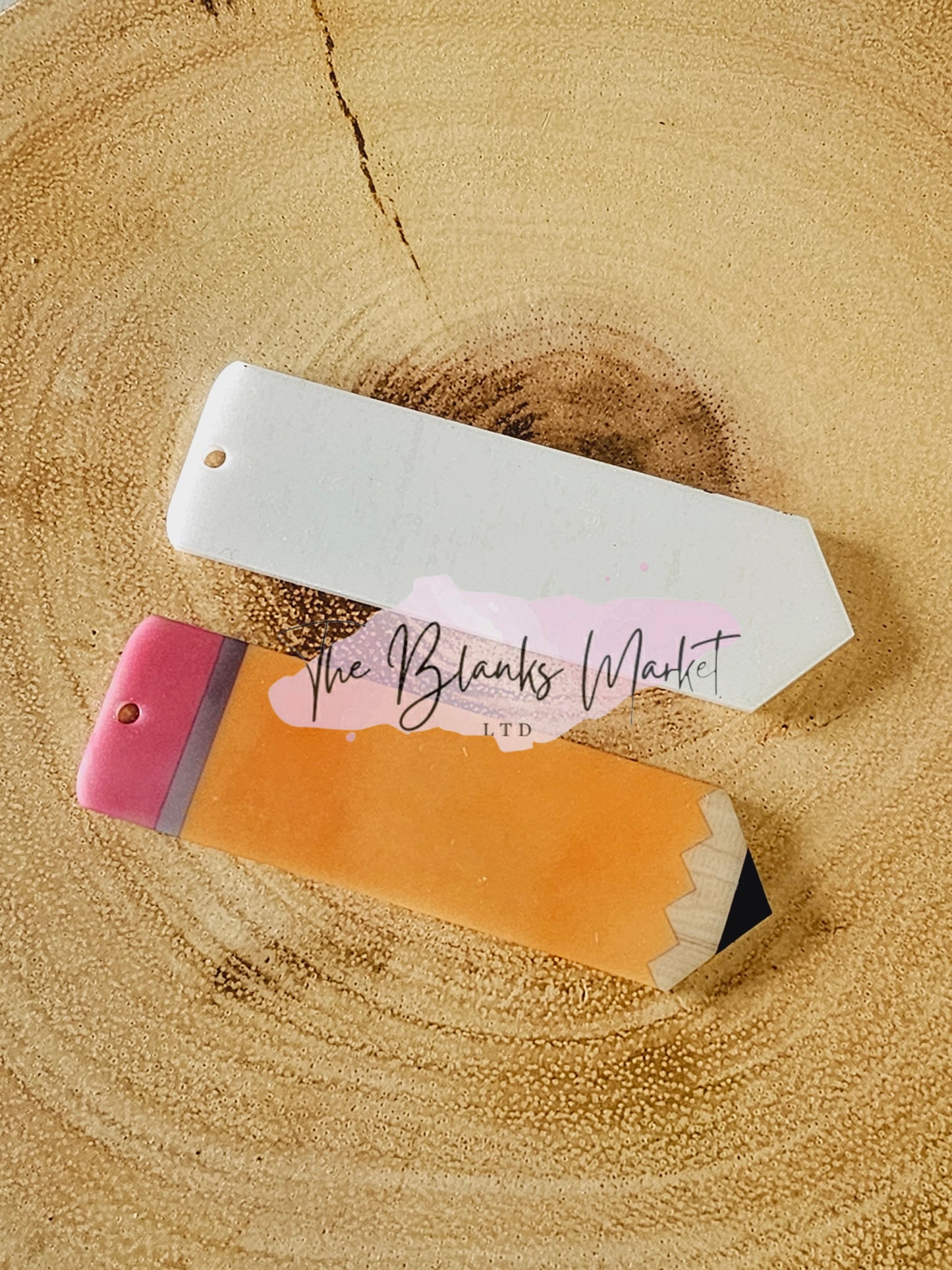 Acrylic pencil bookmark