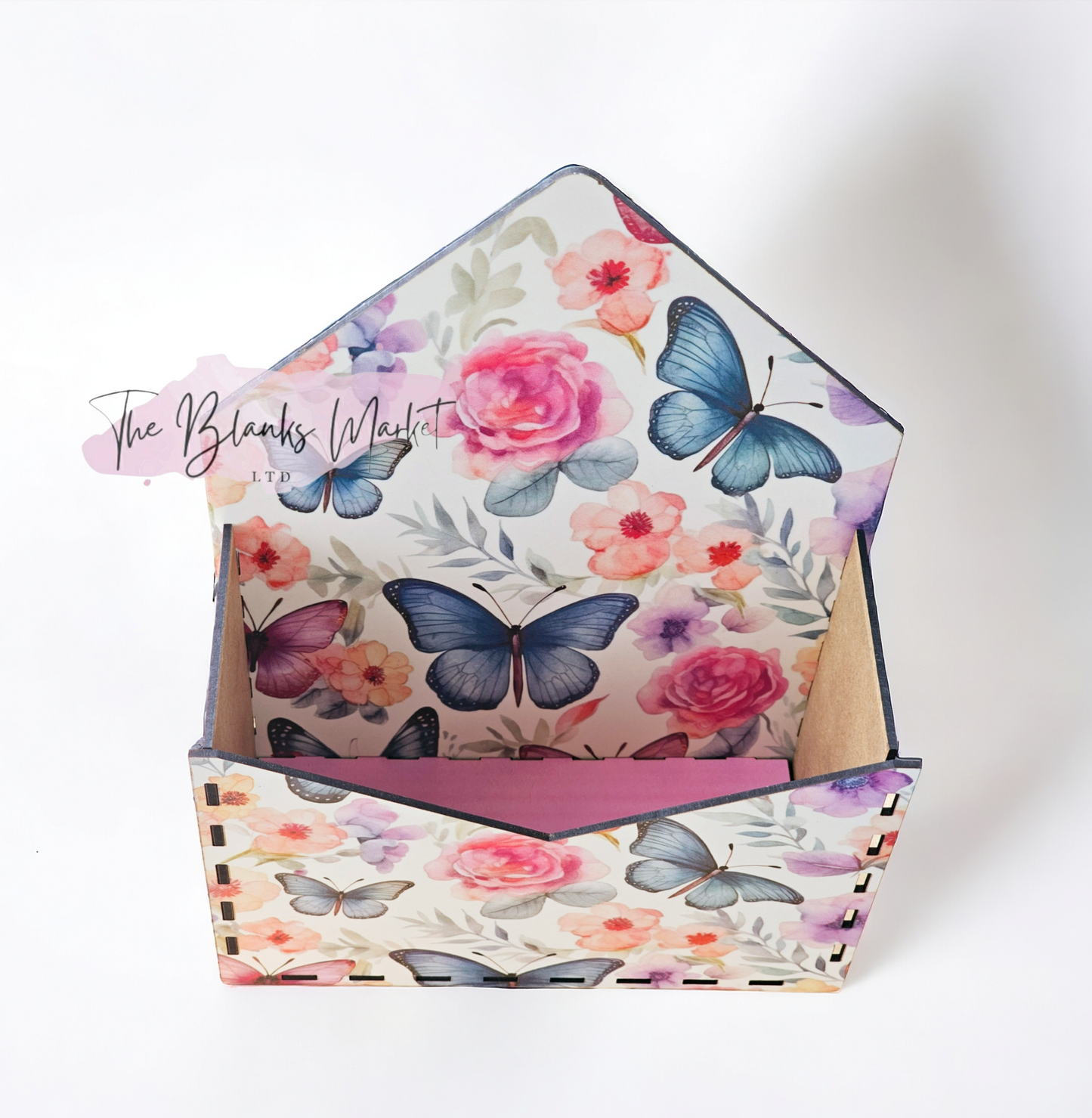 White fronted flower box envelope