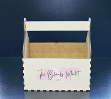 Load image into Gallery viewer, White fronted mdf tool box / gift box
