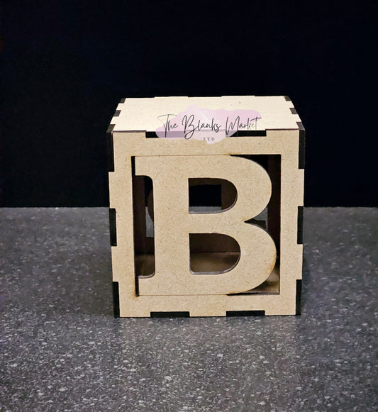 MDF Alphabet block