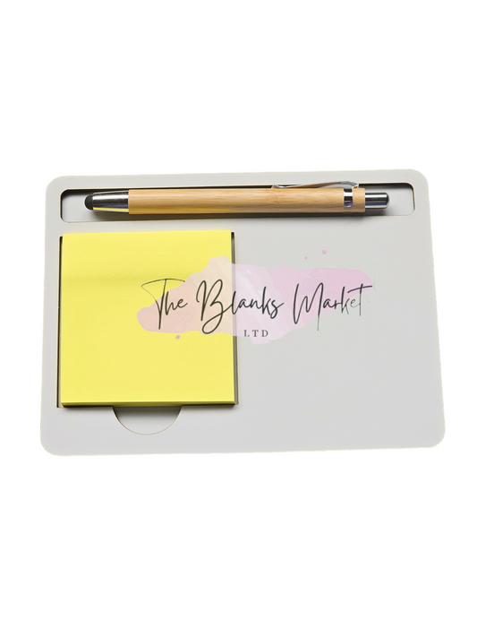 Mdf post it note/ pen holder