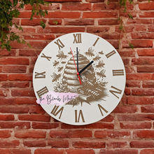 Load image into Gallery viewer, Engraved wooden clock- variety
