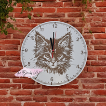 Load image into Gallery viewer, Engraved wooden clock- variety
