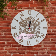 Load image into Gallery viewer, Engraved wooden clock- variety
