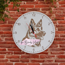 Load image into Gallery viewer, Engraved wooden clock- variety
