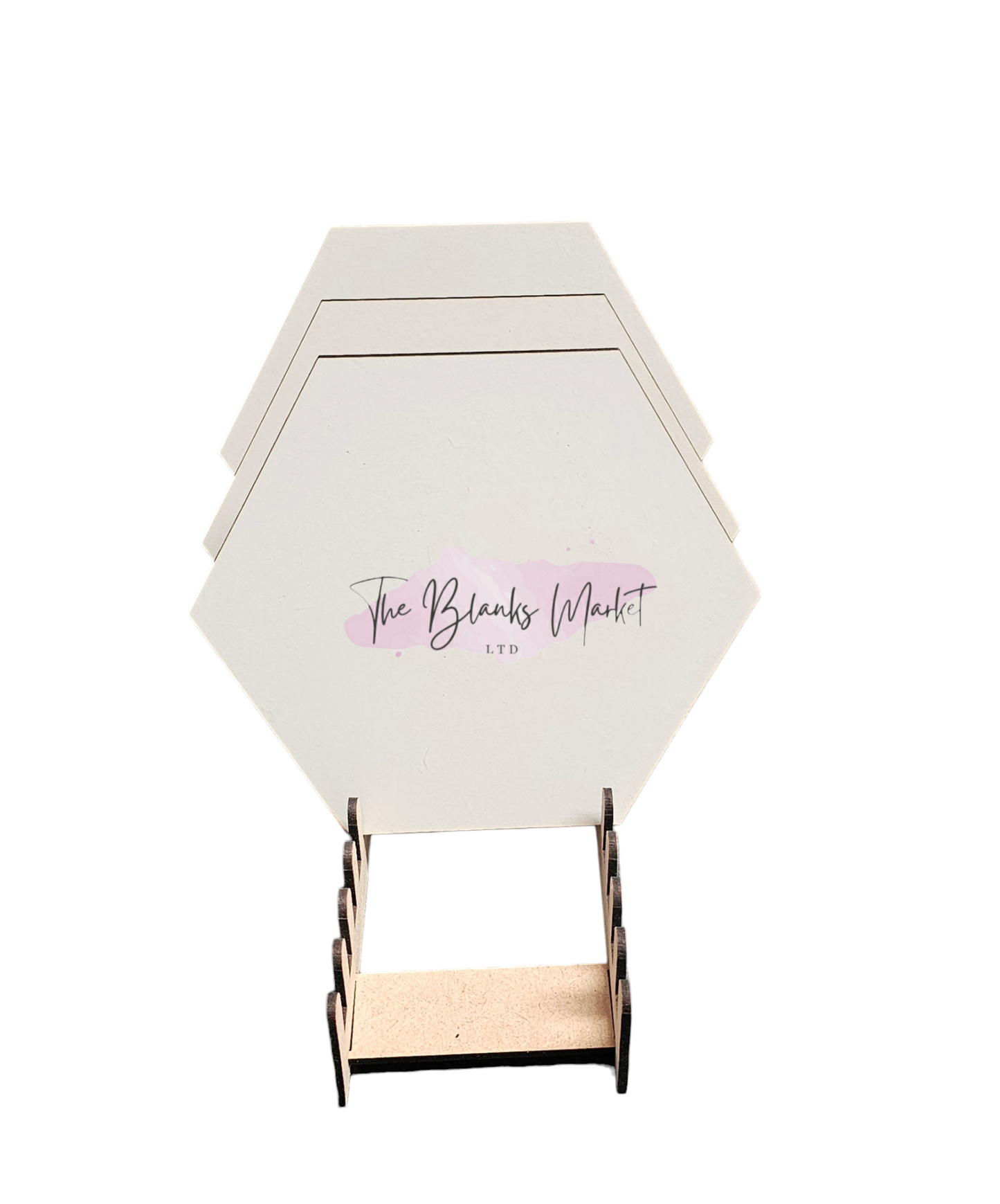 MDF card display stand