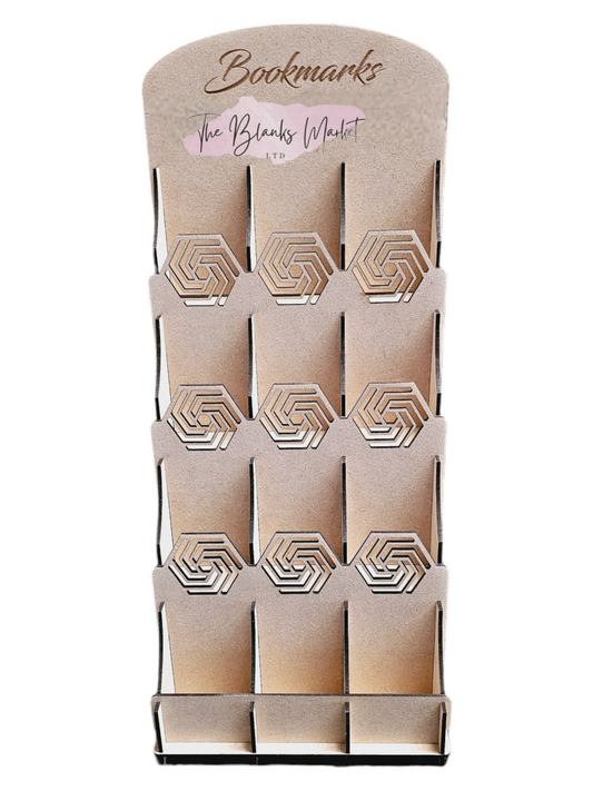 MDF bookmark display stand