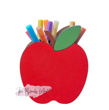 Load image into Gallery viewer, White fronted mdf Apple pencil holder
