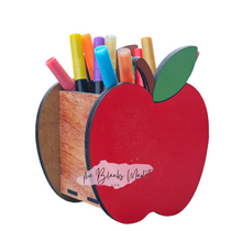 Load image into Gallery viewer, White fronted mdf Apple pencil holder
