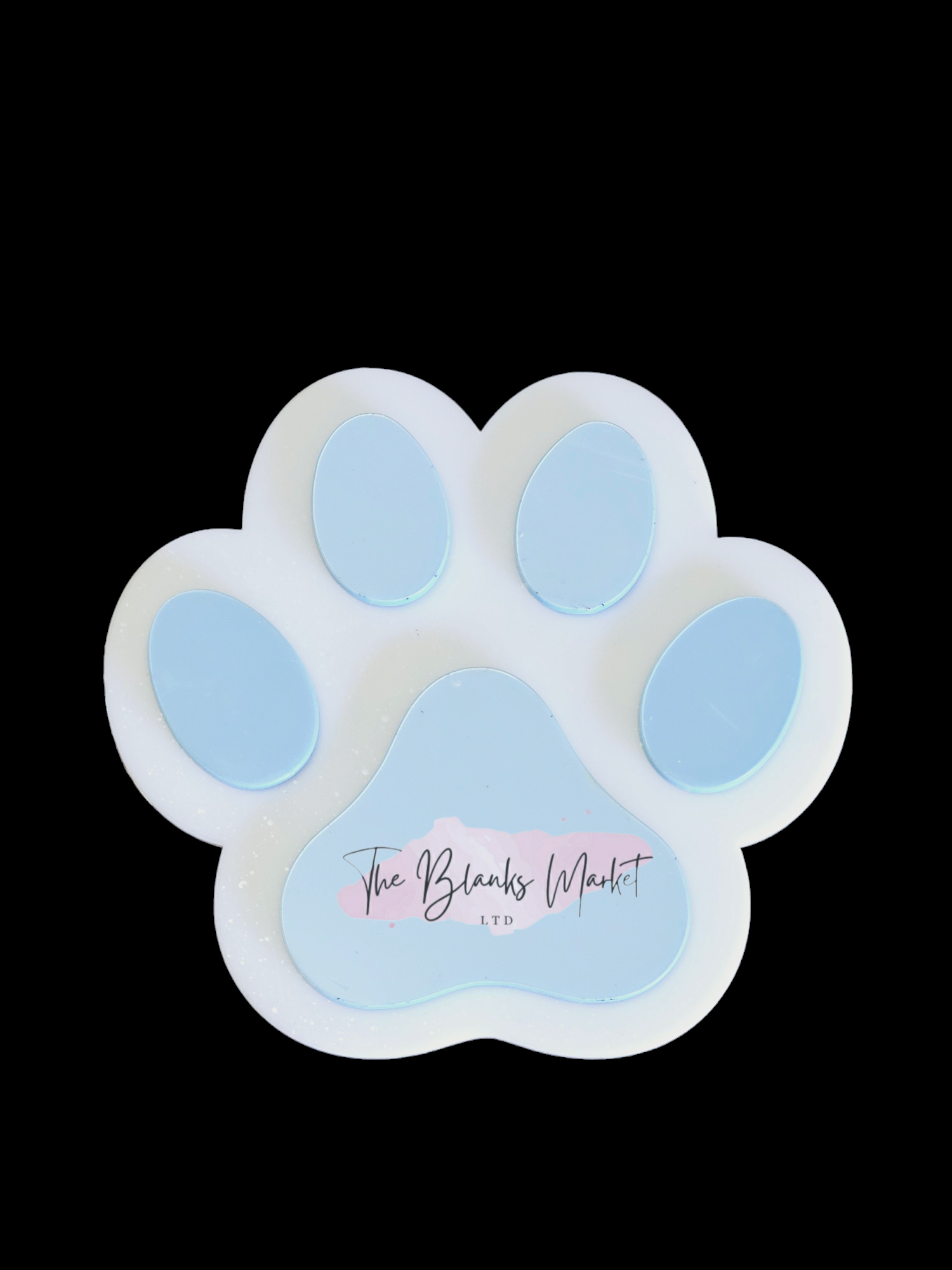 Acrylic paw sign and paw print – The Blanks Market LTD