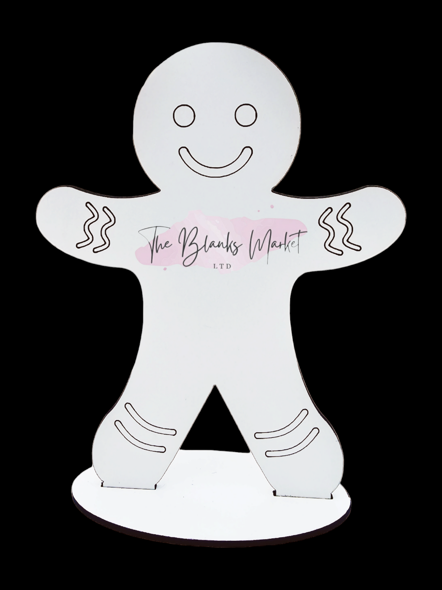 Freestanding gingerbread family