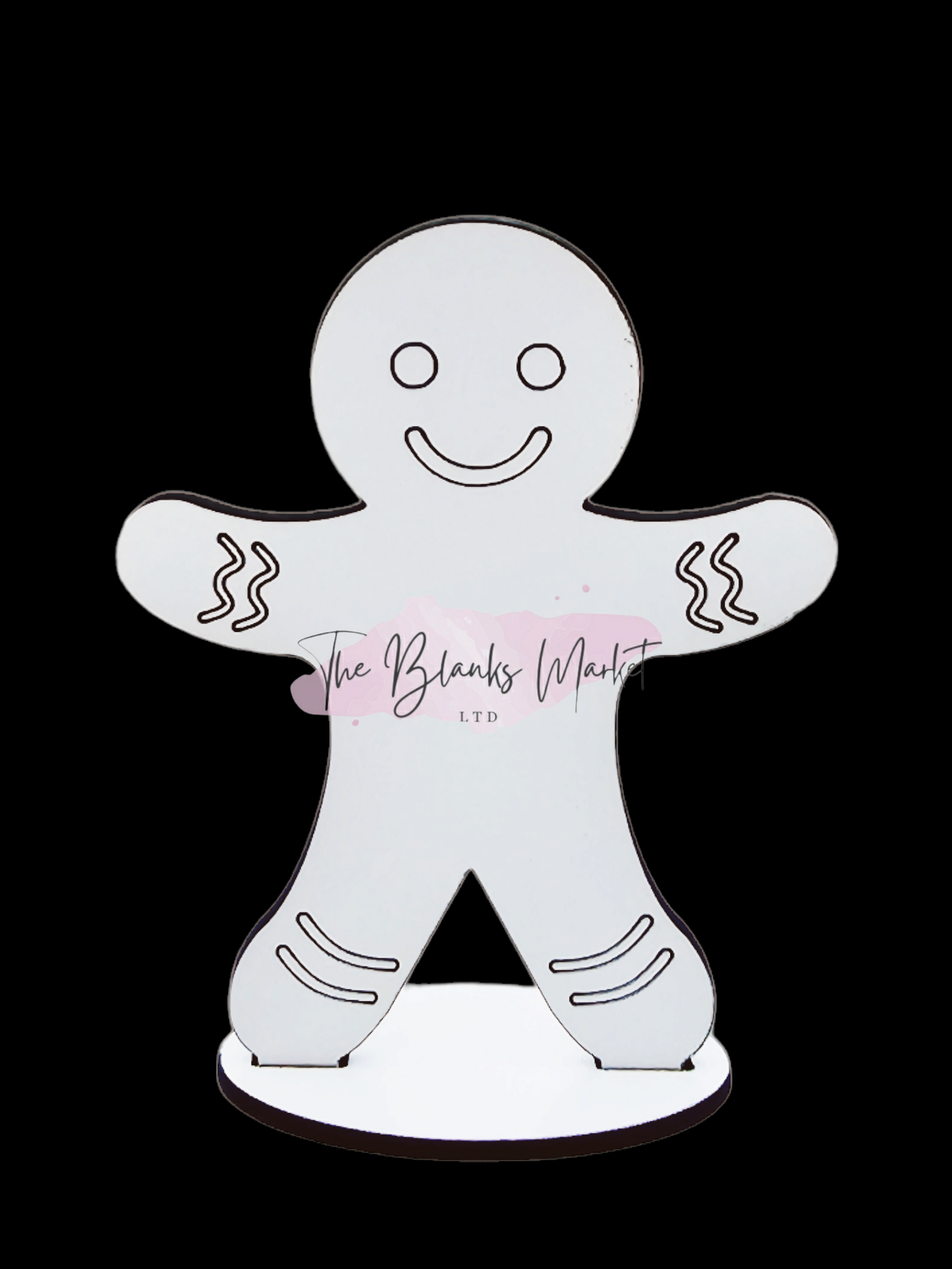 Freestanding gingerbread family