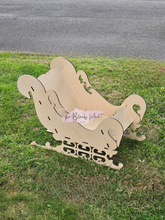 Load image into Gallery viewer, 6mm Freestanding Large Christmas Sleigh
