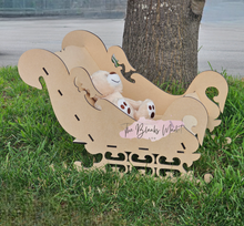 Load image into Gallery viewer, 6mm Freestanding Large Christmas Sleigh
