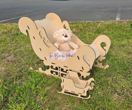 6mm Freestanding Large Christmas Sleigh